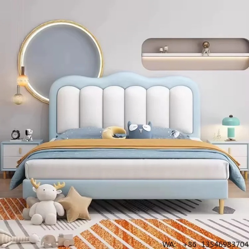 Baby Nursery Frames - 無垢材キッズベビーベッドフレームサイドスプライシングデザイン衝突防止安全ナーサリーベッドルーム睡眠用家具