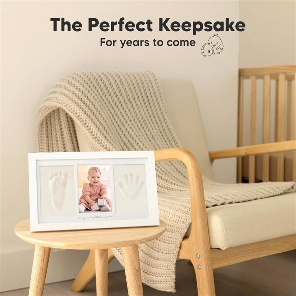 ABFW ベビー手形足形記念品キット - 保育園の装飾用粘土 - Baby Nursery Frames のレビューと価格