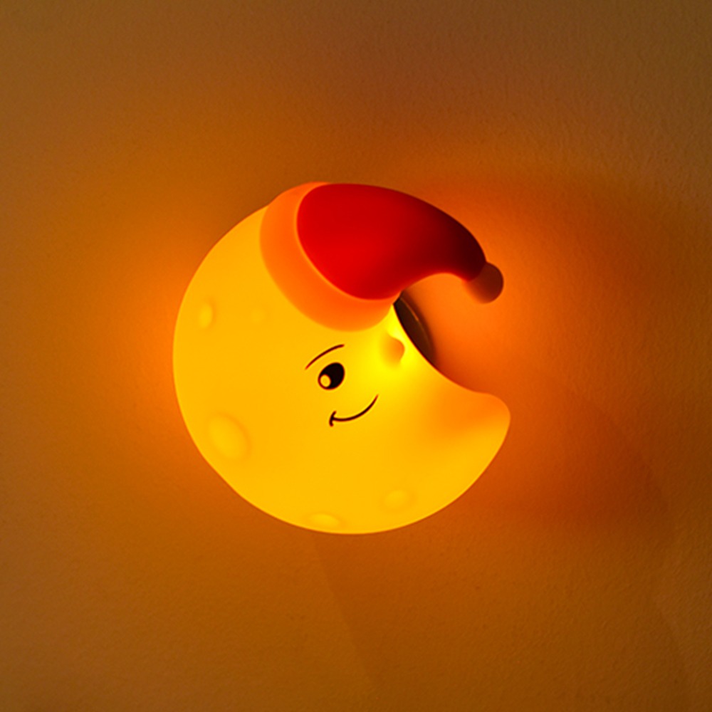 かわいいシリコン製ナイトライト、充電式スターコンプクラウドム - Baby Nursery Wall Lights のレビューと価格