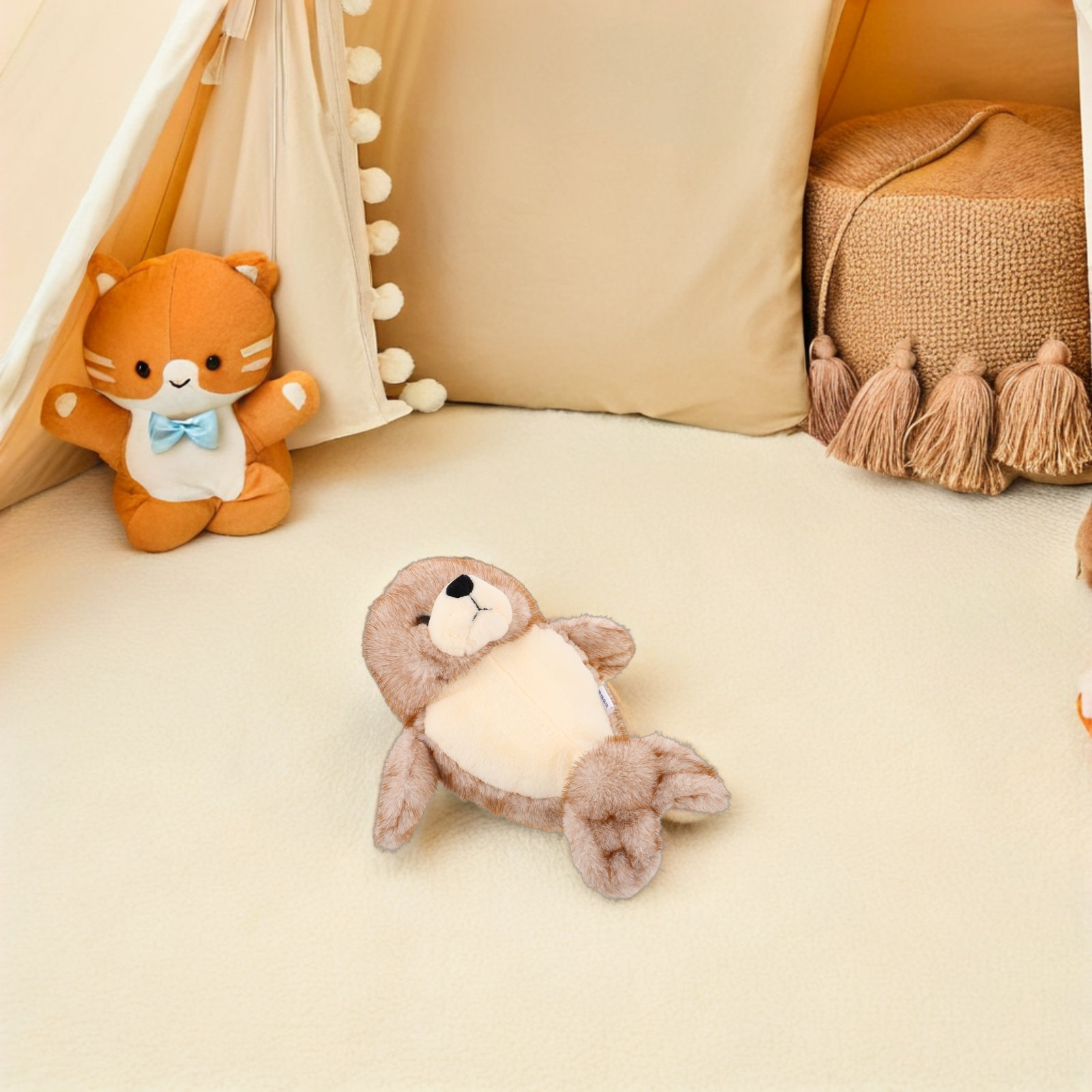 ぬいぐるみ、柔らかい、抱きしめやすい、茶色、子供部屋の装飾、 - Baby Nursery Decor Girl のレビューと価格